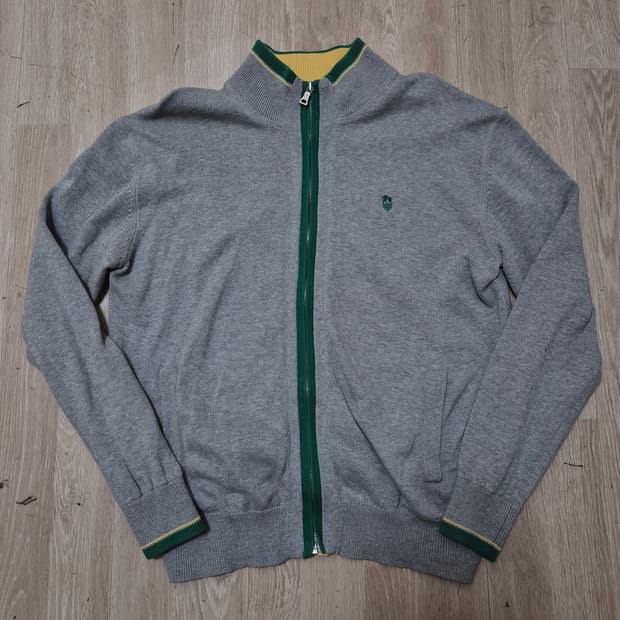 Nii 니 남성 로고 모직 니트집업 M(95)