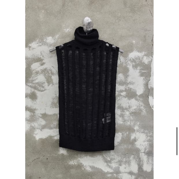 Youth 유스 데미지 하이넥 니트 베스트