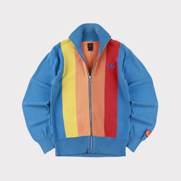 [S] 00's 아디다스 컬러믹스 니트집업 자켓