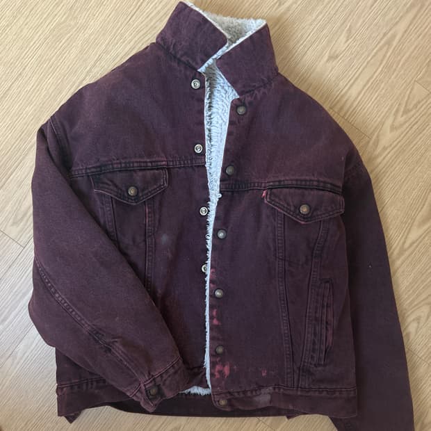 리바이스 양털 자켓 L