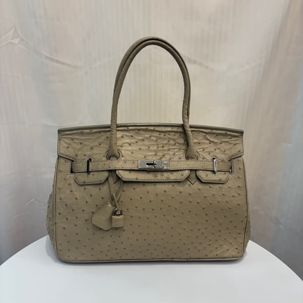 정품 진니 서울밀라노 타조가죽 벌킨백 