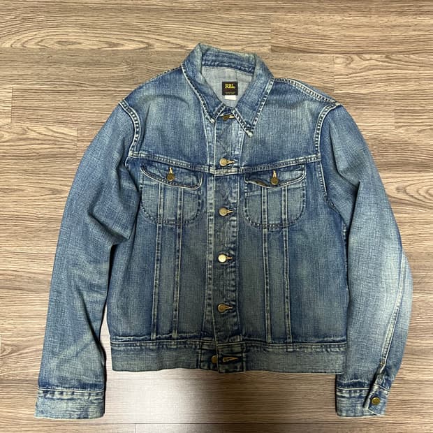 rrl 더블알엘 lot271 트러커 데님자켓 m사이즈 웨어하우스 풀카운트