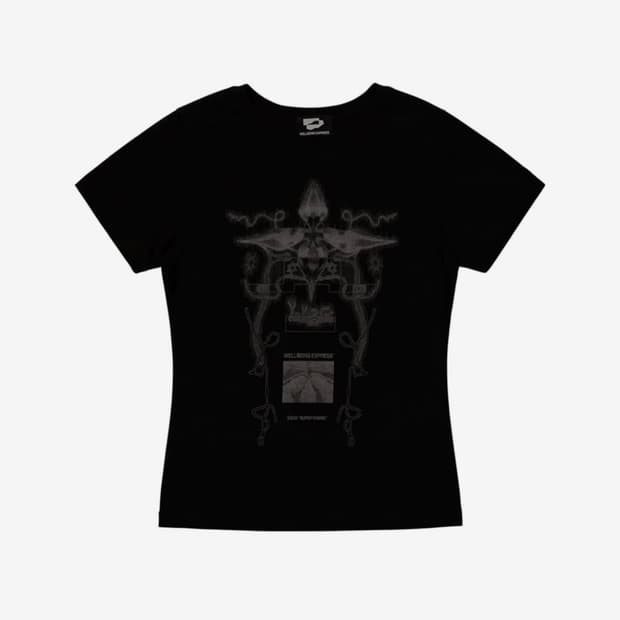 Digital Tattoo Tee Renewal Black 반팔 티