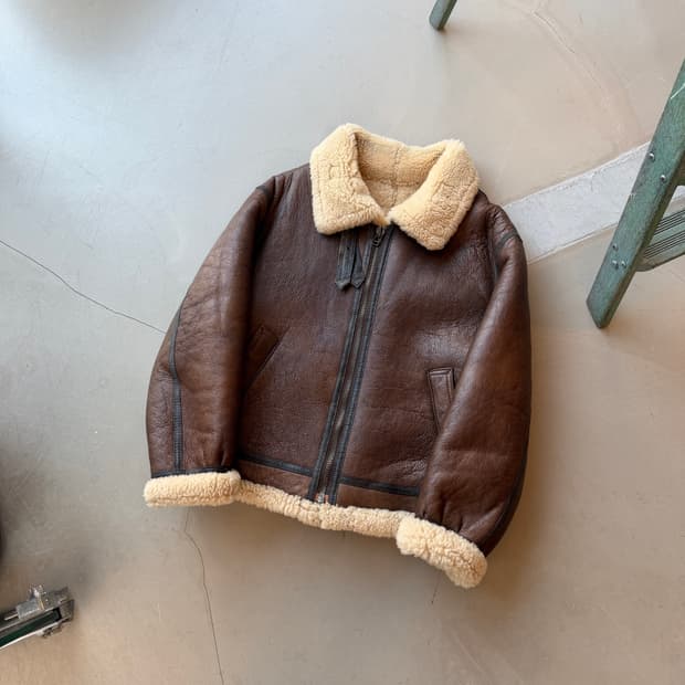 B-3 sheepsikn 무스탕 자켓