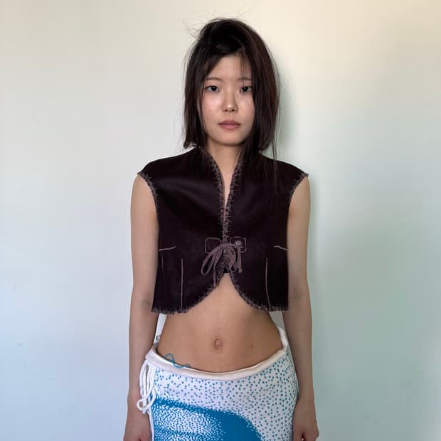 Cop Copine 스웨이드 베스트