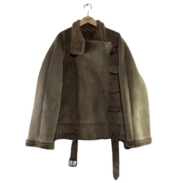 Vintage shearling jk 무스탕