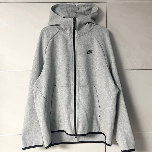 [2XL] 나이키 테크팩 후드집업 그레이