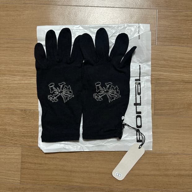 포탈러닝 장갑 S 블랙 새상품