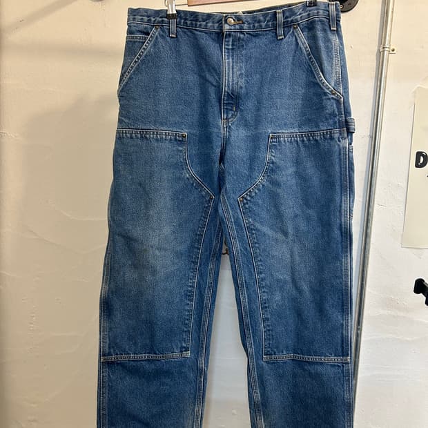 칼하트 더블니 청바지 