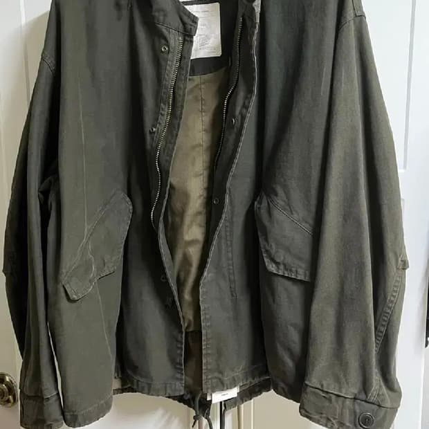 퍼렌 m51 숏파카 올리브 2사이즈