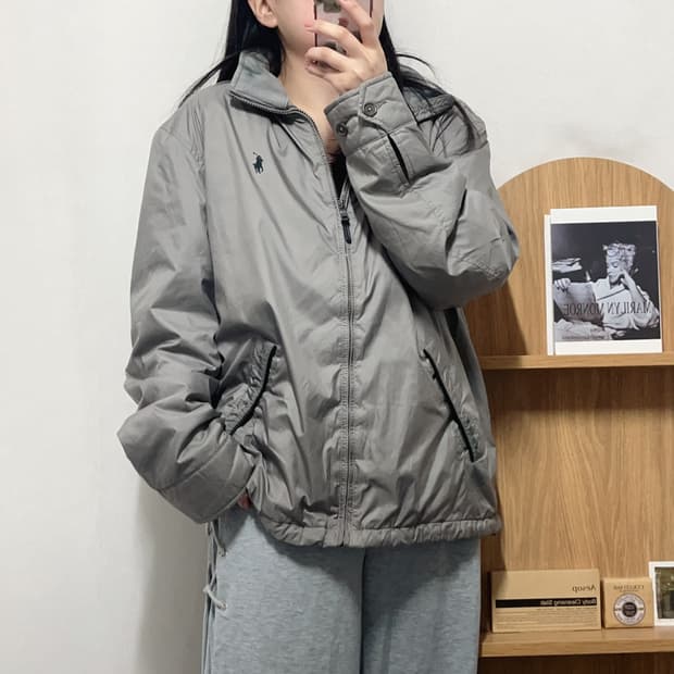 [정품] 폴로 그레이 / 블랙포니 블루종 [ M ]