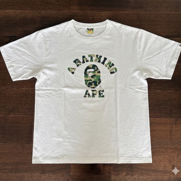 베이프 카모 반팔티셔츠