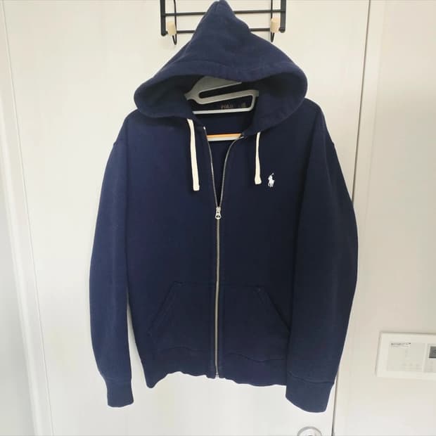 폴로랄프로렌 네이비후드집업L(기모)