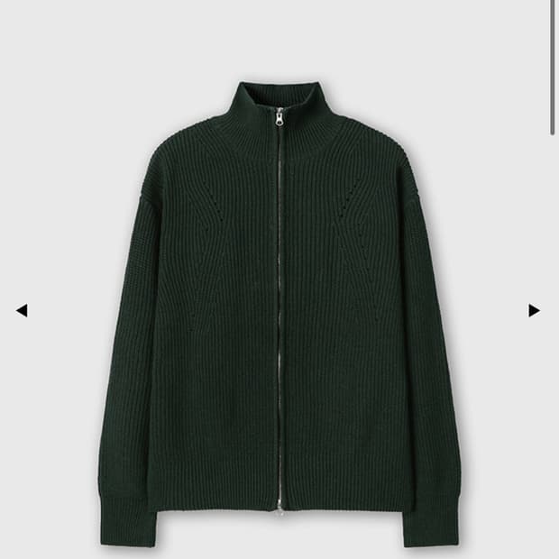 토니웩 풀집업 니트