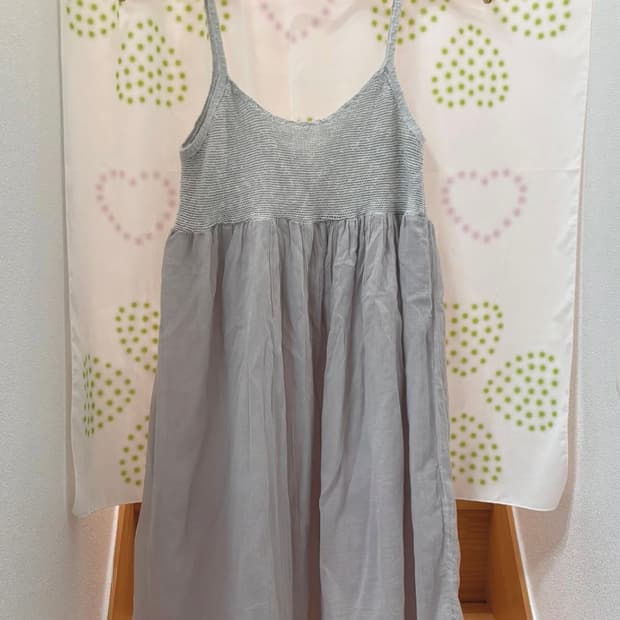 끈나시 연보라 원피스