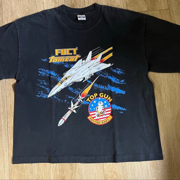 퍽트 탑건 f-14 톰캣 L 반팔 판매