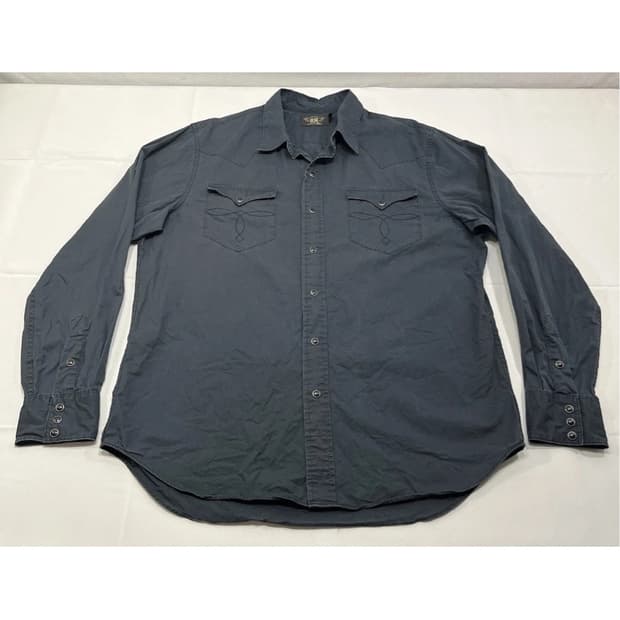 rrl 웨스턴셔츠 차콜 xl
