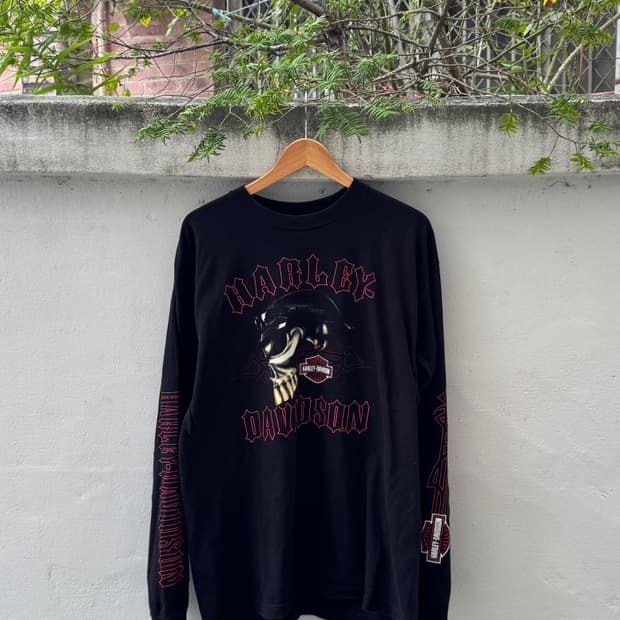 Harley Davidson 롱스리브 Made in USA (XL)