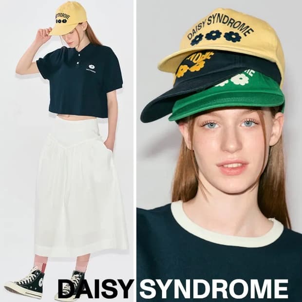 [정품] DAISY SYNDROME 데이지신드롬 트리플렛 볼캡(새제품)