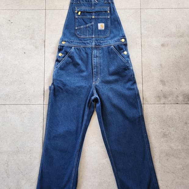 칼하트 루즈핏 데님 오버롤