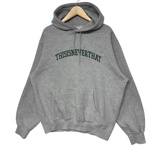 디스이즈네버댓 자수로고 후드티