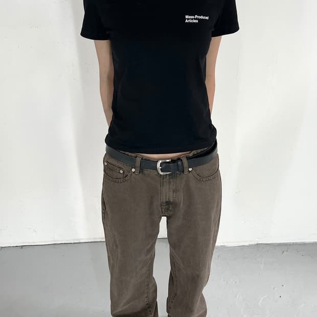 PLASTICPRODUCT 5-POCKET PANTS WOMEN