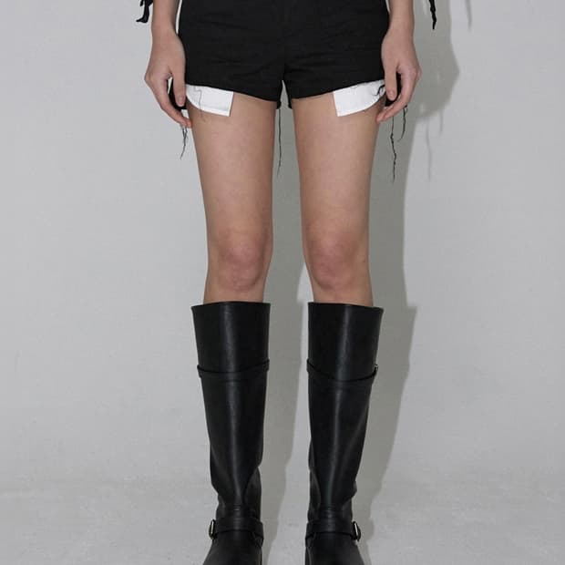 이네기 반바지 쇼츠 uneven raw cut shorts 구해요