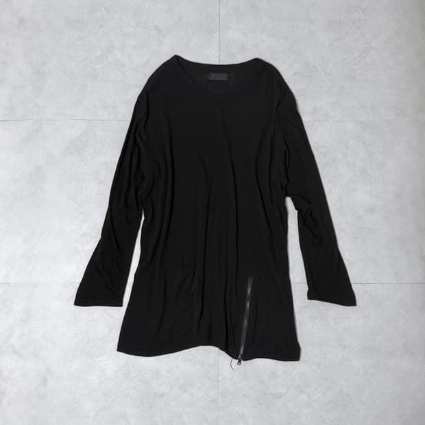 요지야마모토 S'YTE 울 롱슬리브 탑