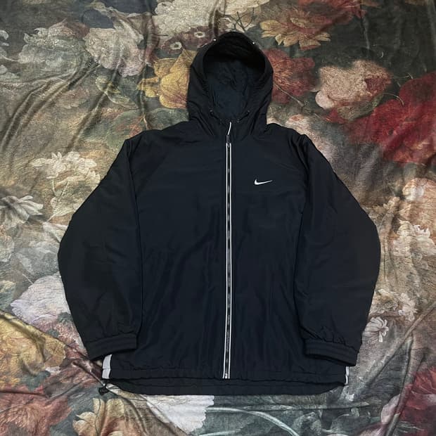 나이키 올드스쿨 후드베스킷볼로고 블랙스우시점퍼 105