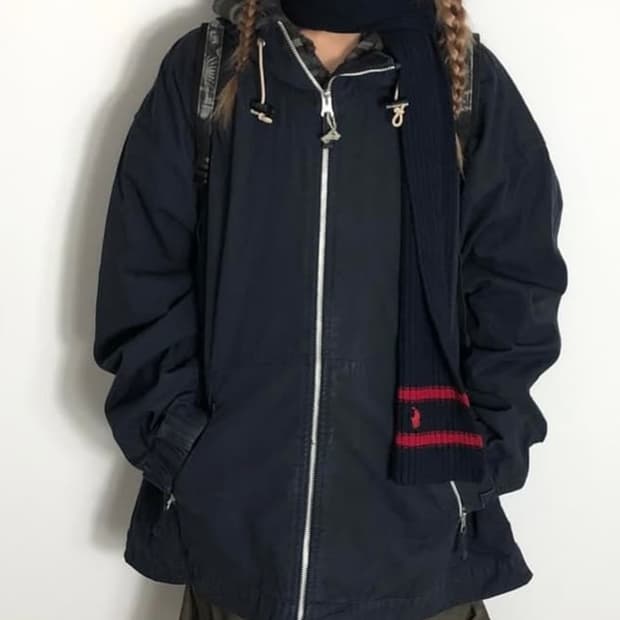 차일드매거진 네이비 아노락 자켓 (입질연)