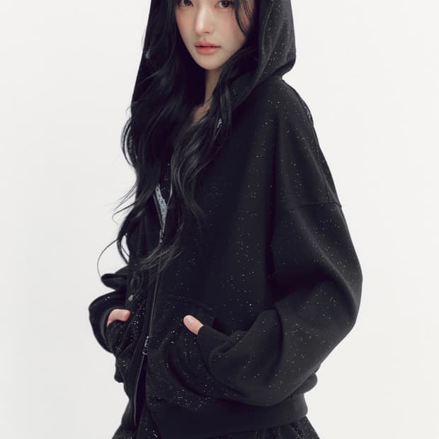 구해요) 더티스 트윙클 셋업 블랙