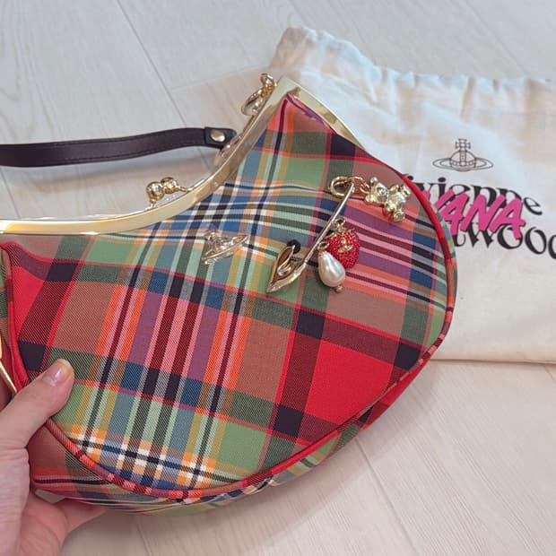 비비안웨스트우드 나나 콜라보 백, Nana Charm Frame bag