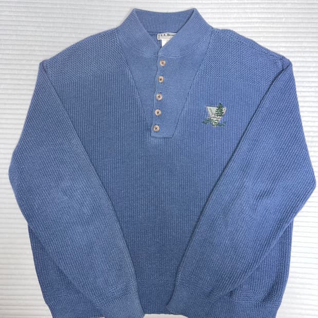 LLBEAN FISHERMAN HENRY COTTON SWEATER