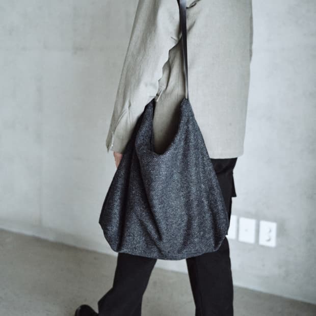 모노프리베 textured 2way 토트백