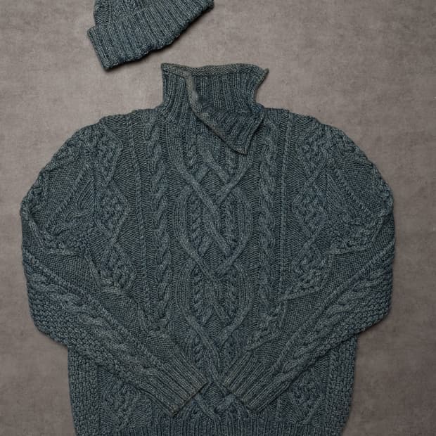 RRL 더블알엘 인디고 니트 세트