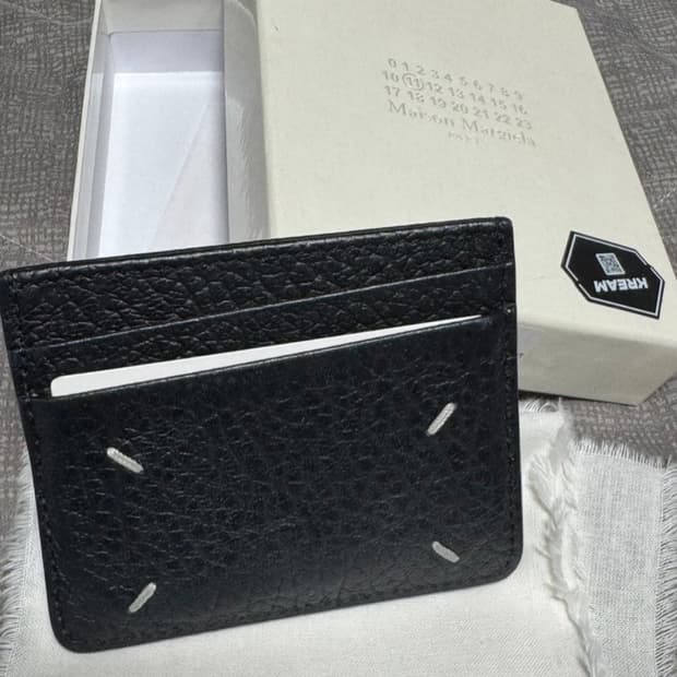 메종 마르지엘라 카드지갑 블랙