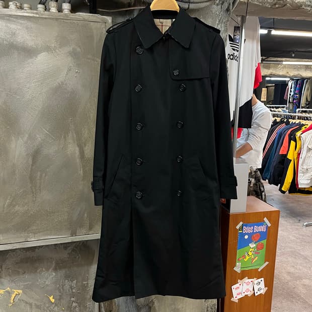 버버리 롱 트렌치코트 블랙  #csz1411
