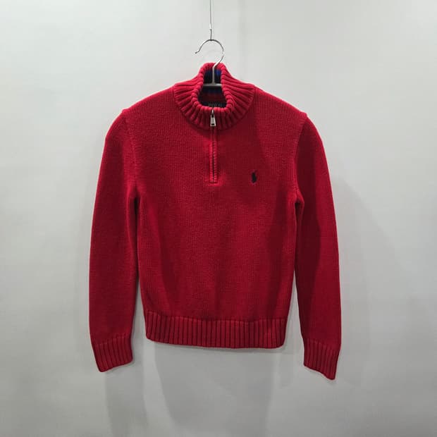 폴로랄프로렌 키즈 풀오버 하프집업 니트 S/8