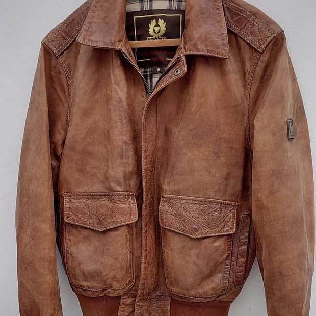 벨스타프 골드라벨 a2봄버 가죽 자켓 폴로 드레익스 아카펠라