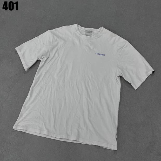 커버낫 화이트 반팔 