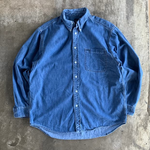 올드 갭 데님 워크 셔츠