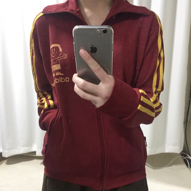 아디다스 구드림딕 버건디 져지 트랙탑