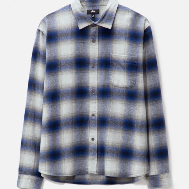 [S] Stussy 스투시 베이 플레이드 셔츠