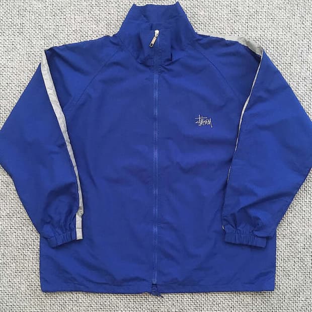 Old stussy usa made side-panel TR jacket