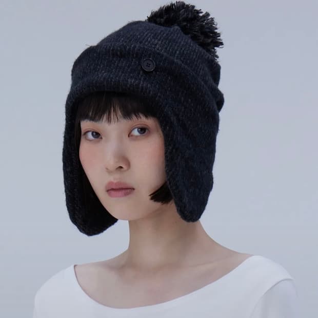 미세키서울 트루퍼햇 비니 블랙