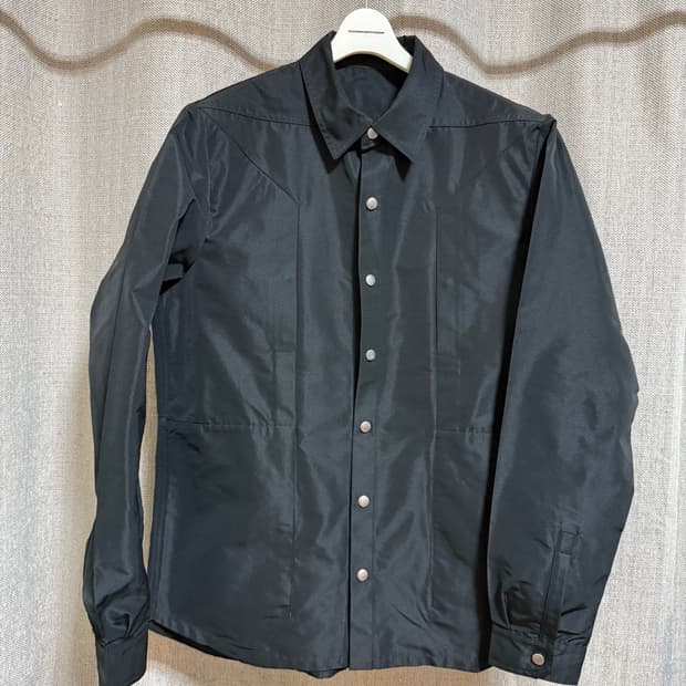 [48] 릭오웬스 24SS FOG 셔츠 자켓 블랙