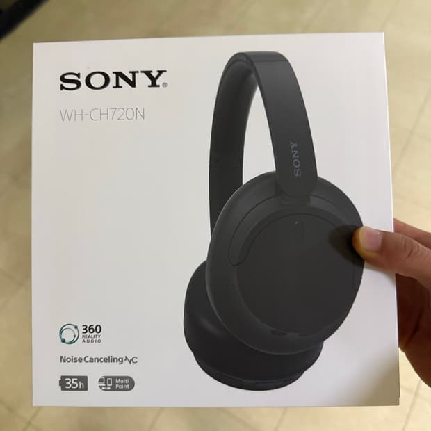 (새상품)소니 WH-CH720N 노이즈 캔슬링 헤드폰