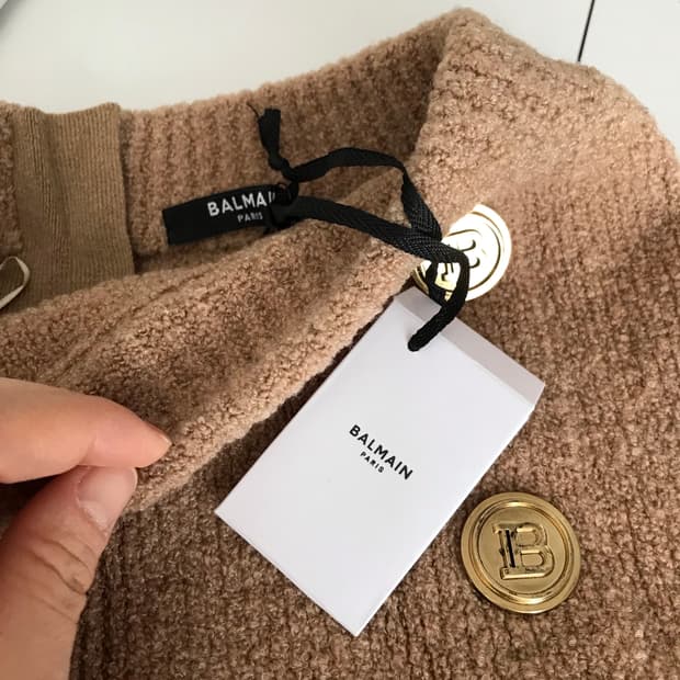 발망 울 스커트 새상품 eu34