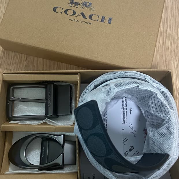 코치 COACH 가죽벨트 리버시블