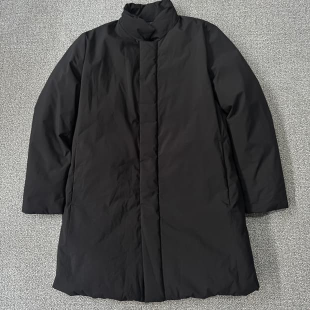 지오지아 블랙 구스 다운 코트